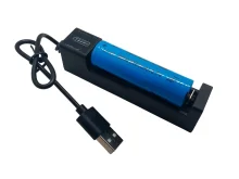 Фонарь Bailong BL-B23 с красным светом USB, аккумулятор 18650