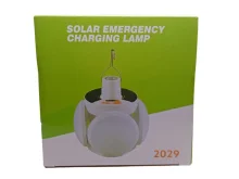 Аварійний ліхтарик для кемпінгу JG Solar Emergency Charging Lamp 2029 із сонячною зарядкою та USB