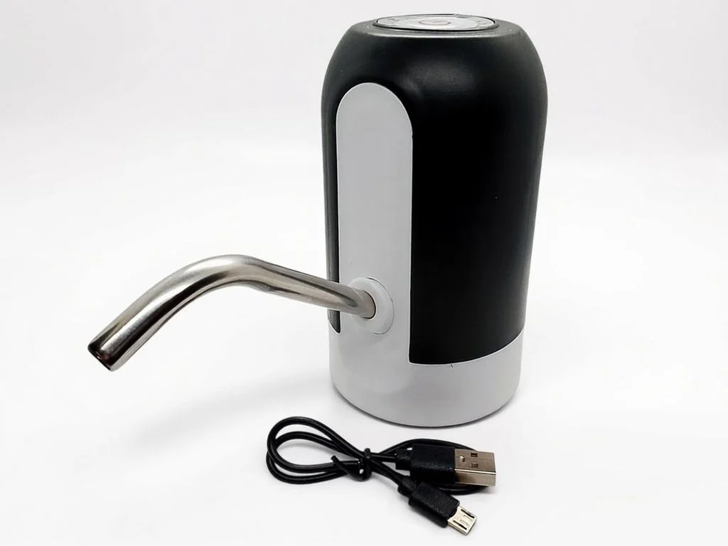 Помпа электрическая для бутылки воды USB аккумуляторная – удобный диспенсер для дома и дачи | RIZNEVDIM