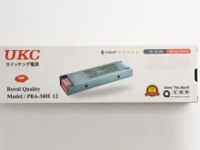 Блок живлення 12V 25A 300W UKC — надійний і компактний за свою ціну
