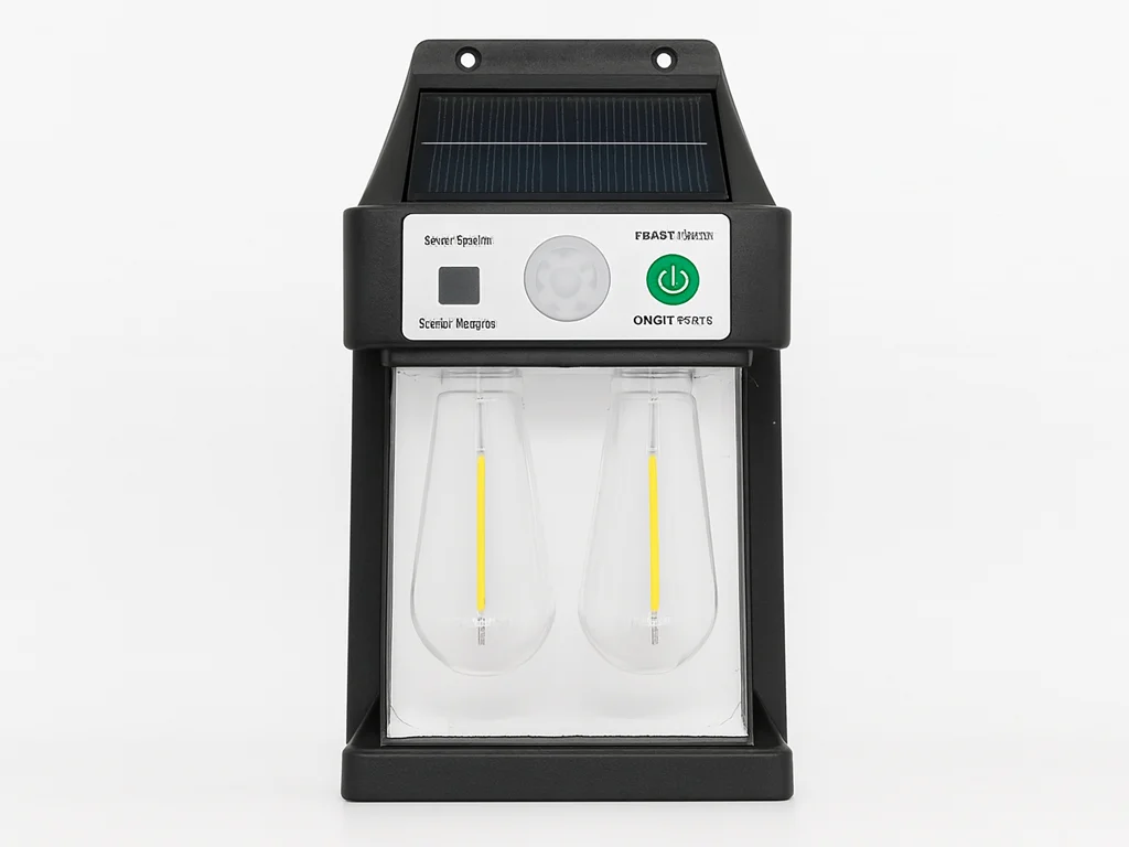 Вуличний настінний ліхтар із сонячною панеллю YX 777-2W – купити вуличний ліхтар із датчиком руху в Україні.