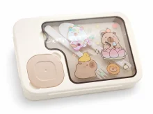 Ланчбокс з ложкою та виделкою розміри 15,221,56,5 см