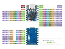 ESP32-S3 Zero — компактная плата разработки Wi-Fi + Bluetooth (USB Type-C)