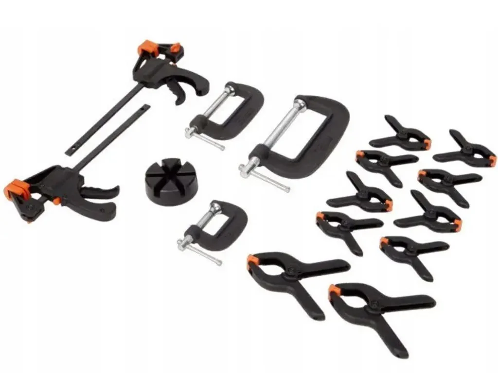 Набір швидкозатисків Werckmann 16 шт для столярних робіт