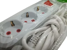 Подовжувач‑фільтр RLFR 16А, 3 розетки, 3 метри, з вимикачем»