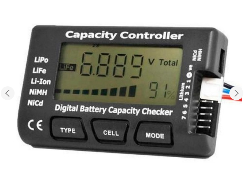 Контролер ємності акумулятора | Тестер LiPo, Li-Ion, NiMH, NiCd | Купити