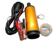 Насос для перекачування дизельного пального 12В, 12 л/хв, із крокодилами