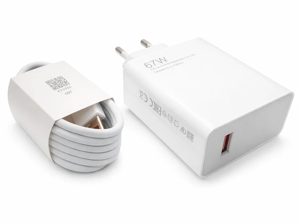 Адаптер (зарядка) 67W USB з кабелем USB‑Type‑C (білий)