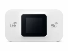 Портативний Wi‑Fi роутер 4G LTE з дисплеєм та акумулятором, мобільний роутер для SIM‑карти