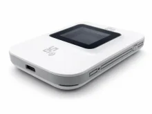 Портативний Wi‑Fi роутер 4G LTE з дисплеєм та акумулятором, мобільний роутер для SIM‑карти