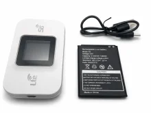 Портативний Wi‑Fi роутер 4G LTE з дисплеєм та акумулятором, мобільний роутер для SIM‑карти