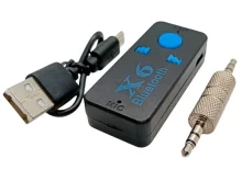 Bluetooth ресивер BT-X6 для колонок і авто | Бездротовий AUX адаптер