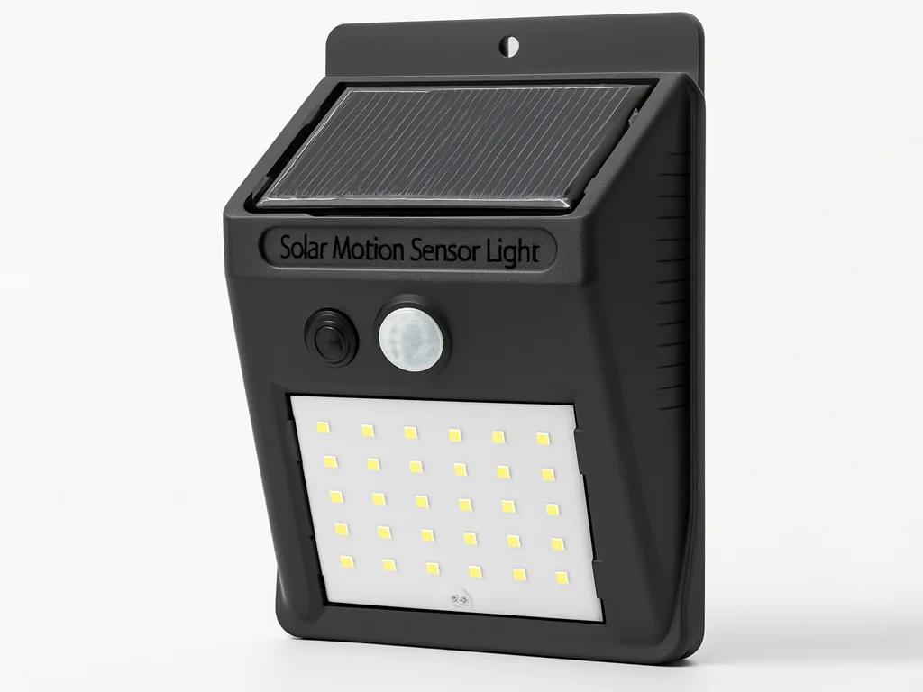 Уличный солнечный фонарь с датчиком движения | Купить уличный фонарь на солнечной батарее
