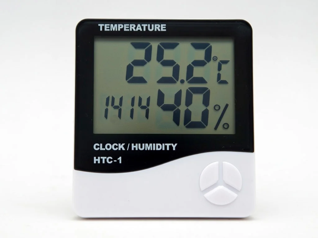 Цифровий термометр-гігрометр HTC-1 для кухні та дому