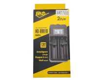 Зарядний пристрій HD-8991B Type-C для акумуляторів 26650 / 18650 / 16340 з LCD-індикатором