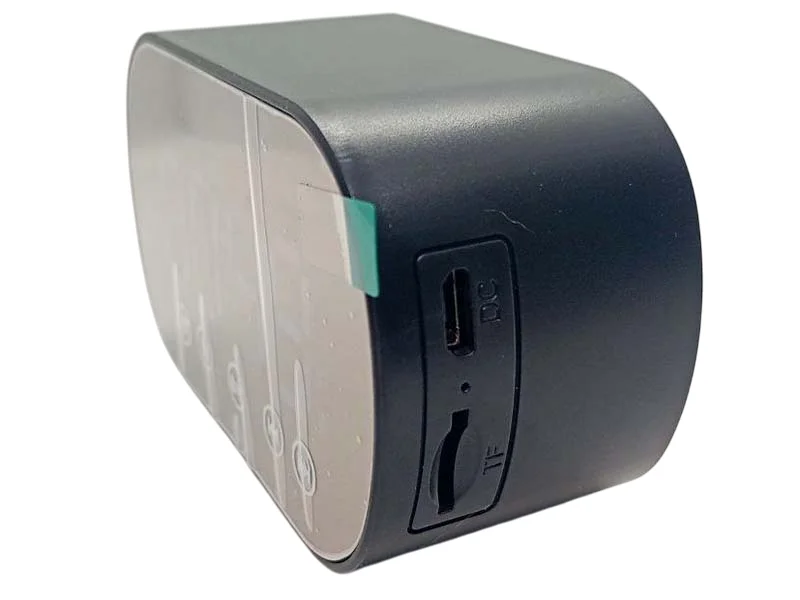 Мобільна колонка з годинником S15 BT — Bluetooth акустика з дисплеєм