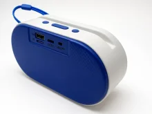 Портативная Bluetooth колонка L-003 с подставкой для телефона и подсветкой — мини-акустика для дома и прогулок