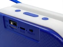 Портативная Bluetooth колонка L-003 с подставкой для телефона и подсветкой — мини-акустика для дома и прогулок