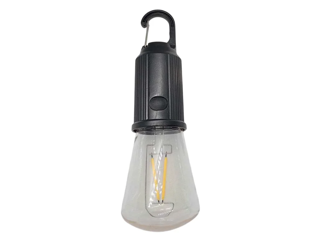 Акумуляторна лампочка T02 з карабіном та зарядкою від USB роз’єм Type-C