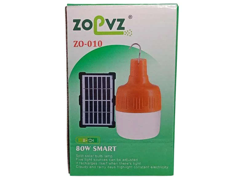 Лампа для кемпінгу GR 015 із зарядкою від сонячної панелі