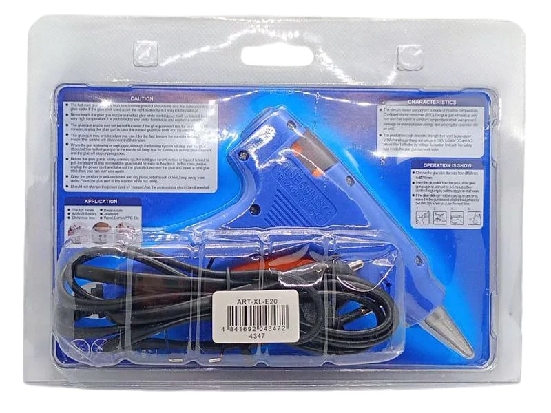 Пістолет для силіконового клею XL-E20 7мм | Купити клейовий термопістолет