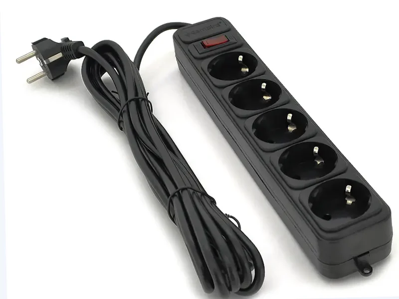 Сетевой фильтр, удлинитель на 5 розеток SP5 1.8m
