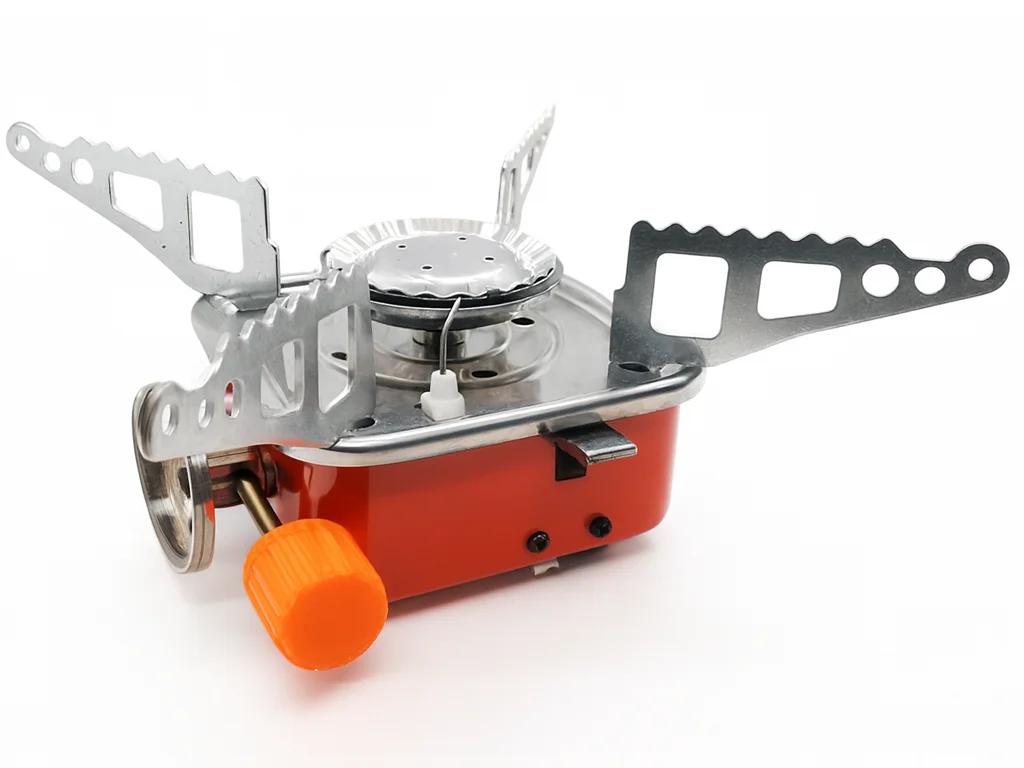 Газова туристична плита з п’єзопідпалом, під цанговий балон  220 г