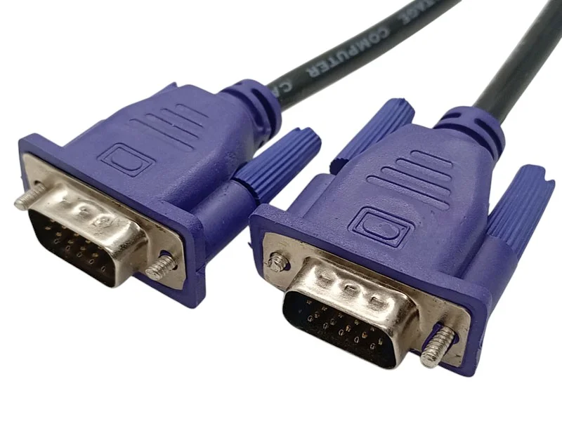 Купити шнур VGA 3 метри недорого | Кабель VGA 3m для монітора та ПК