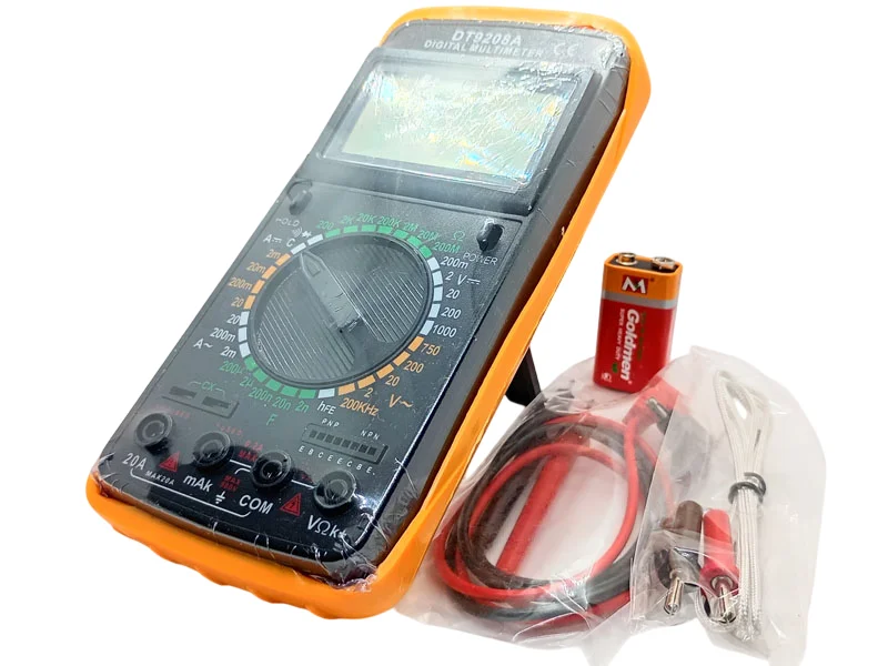 Мультиметр DT-9208A цифровой — купить тестер для дома и авто в Украине | RIZNEVDIM
