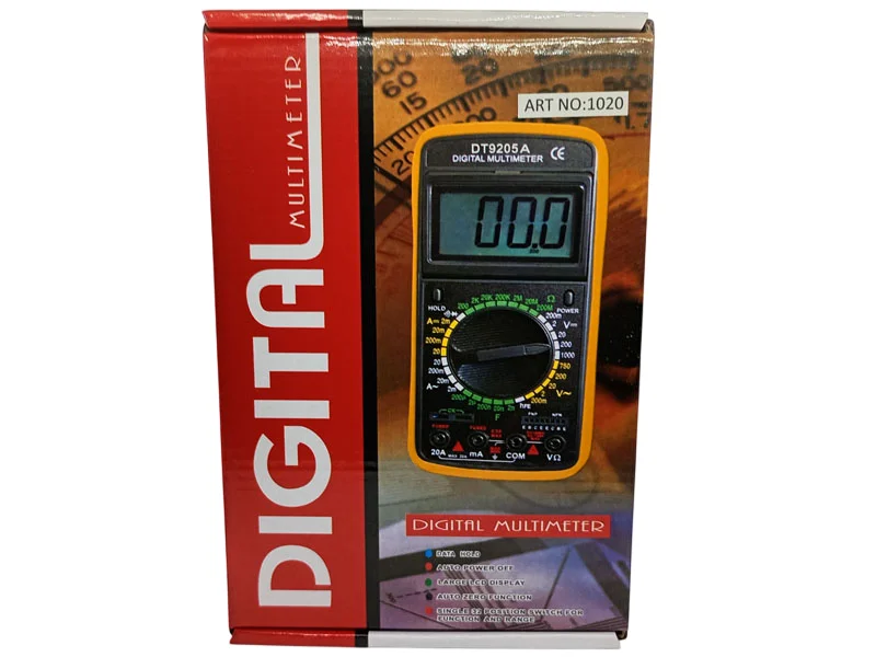 Мультиметр DT-9208A цифровой — купить тестер для дома и авто в Украине | RIZNEVDIM